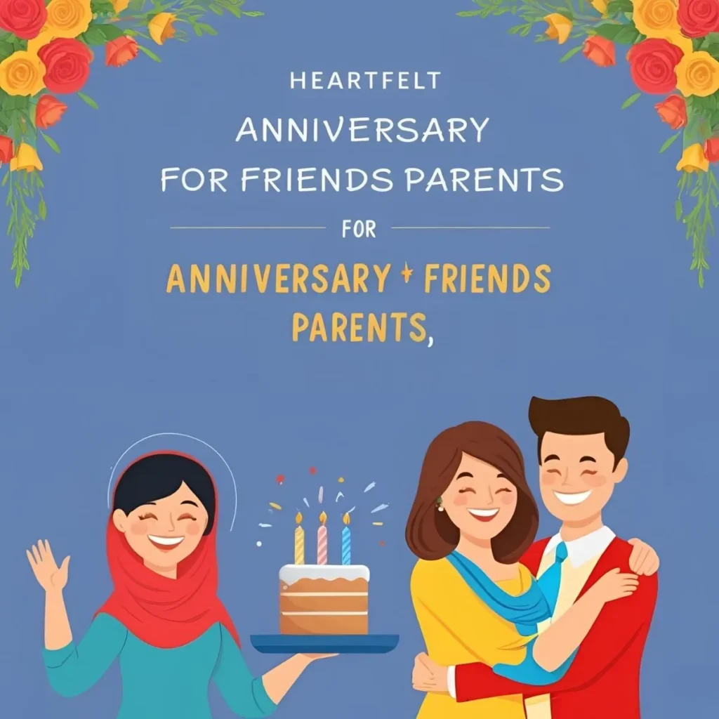 Heartfelt Anniversary Wishes for Friends Parents