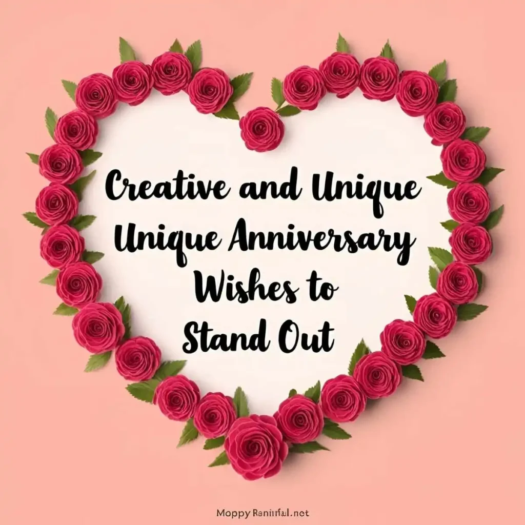 Creative and Unique Anniversary Wishes to Stand Out
