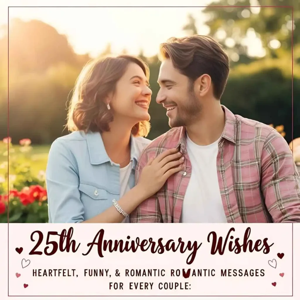 Romantic 25th Anniversary Wishes