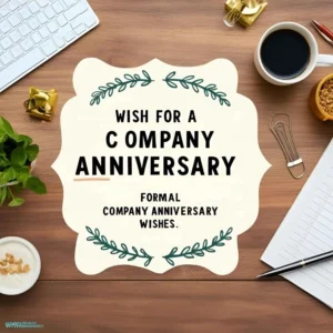 Read more about the article How to Wish for a Company Anniversary: Heartfelt & Fun Messages