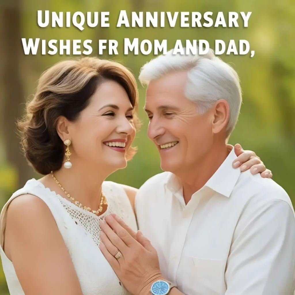 Unique Anniversary Wishes for Mom and Dad