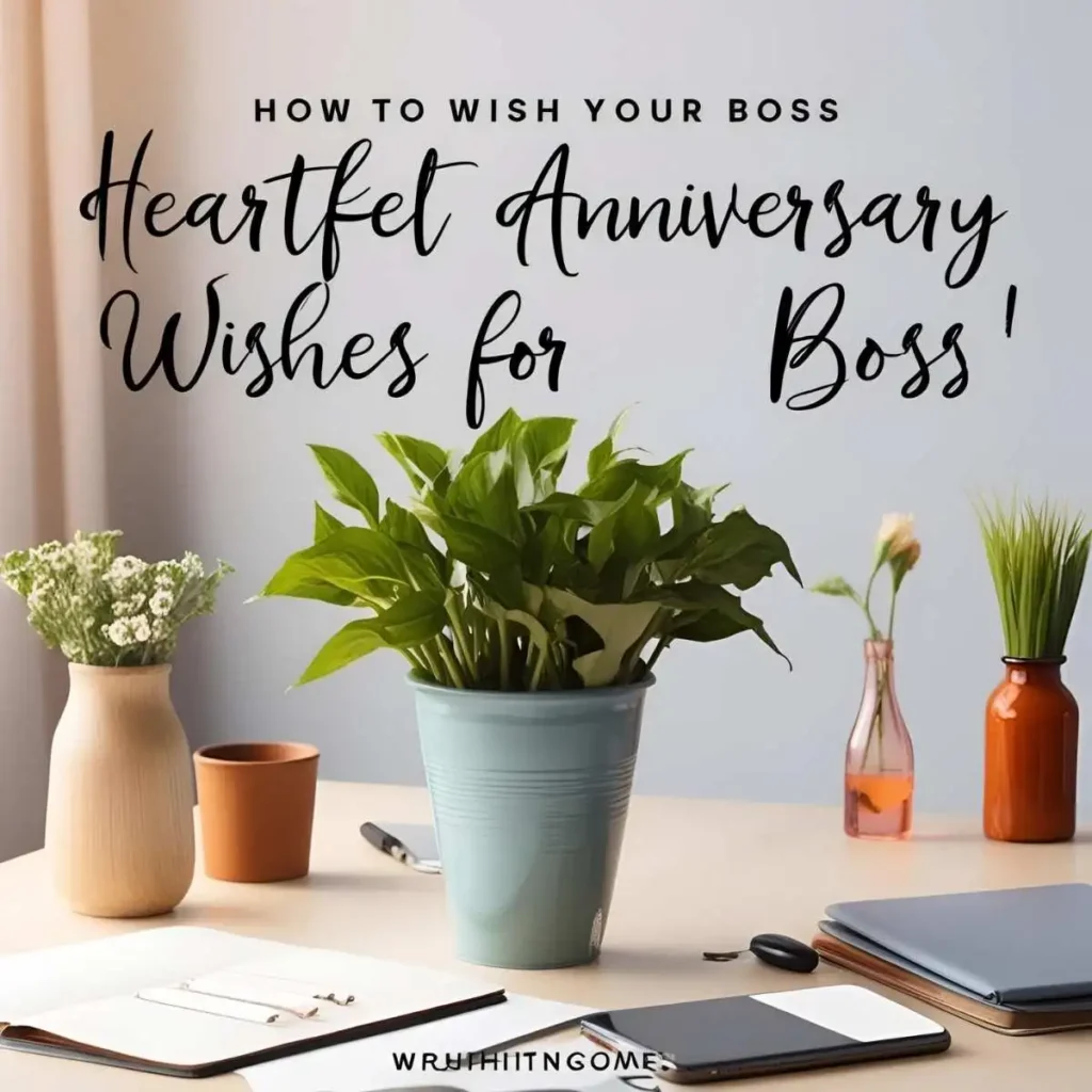 Heartfelt Work Anniversary Wishes for Boss