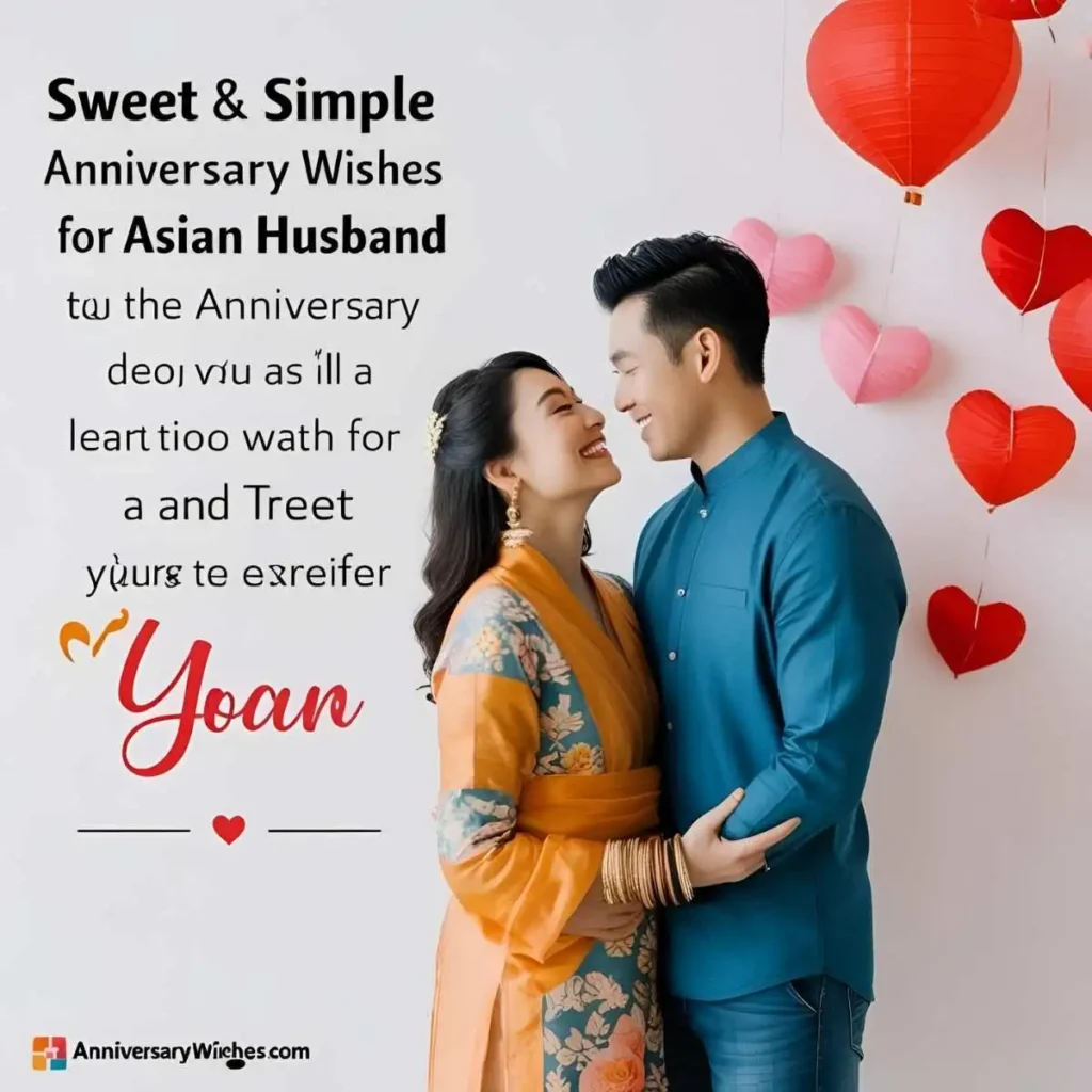 Sweet & Simple Anniversary Wishes for Husband
