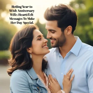 Read more about the article Wish Anniversary for Wife: Heartfelt Messages to Make Her Day Special