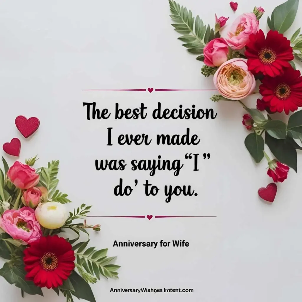 Emotional Anniversary Wishes for Wife