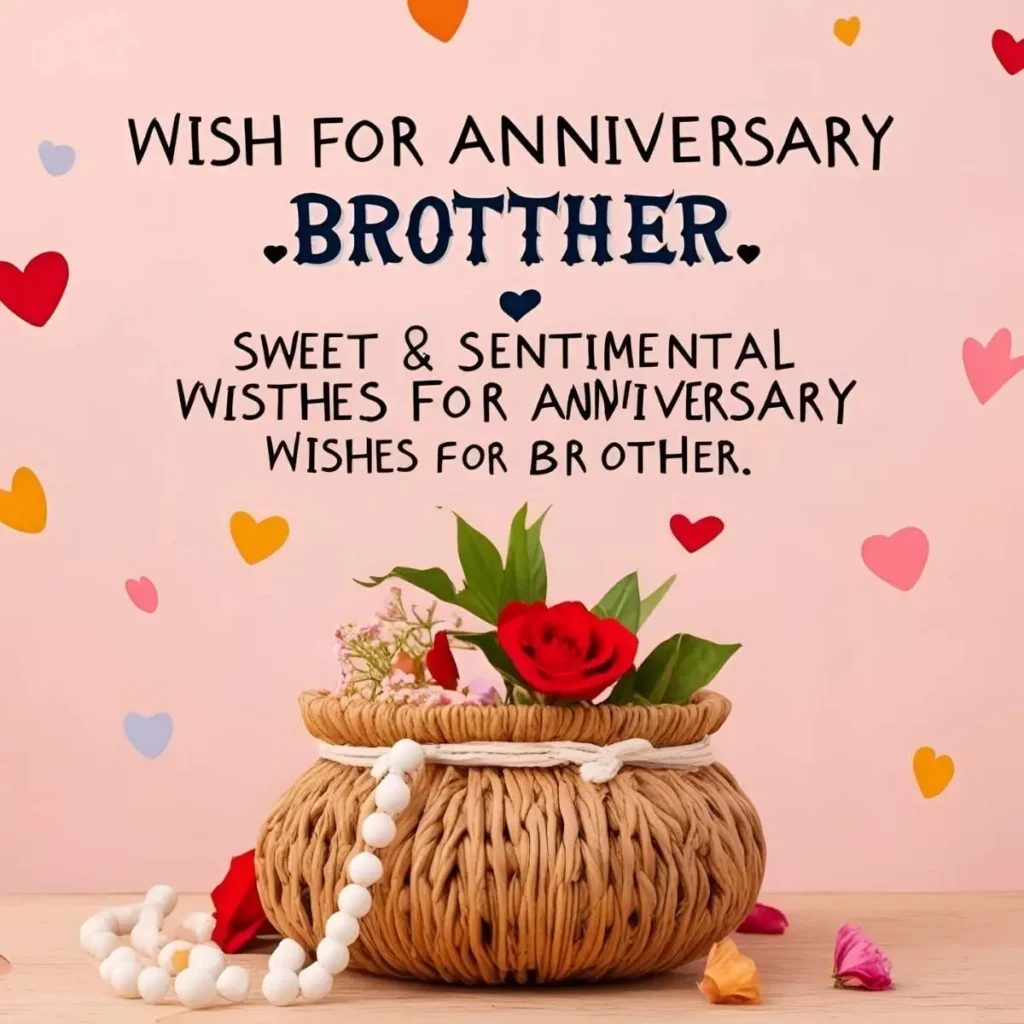 Sweet & Sentimental Anniversary Wishes for Brother
