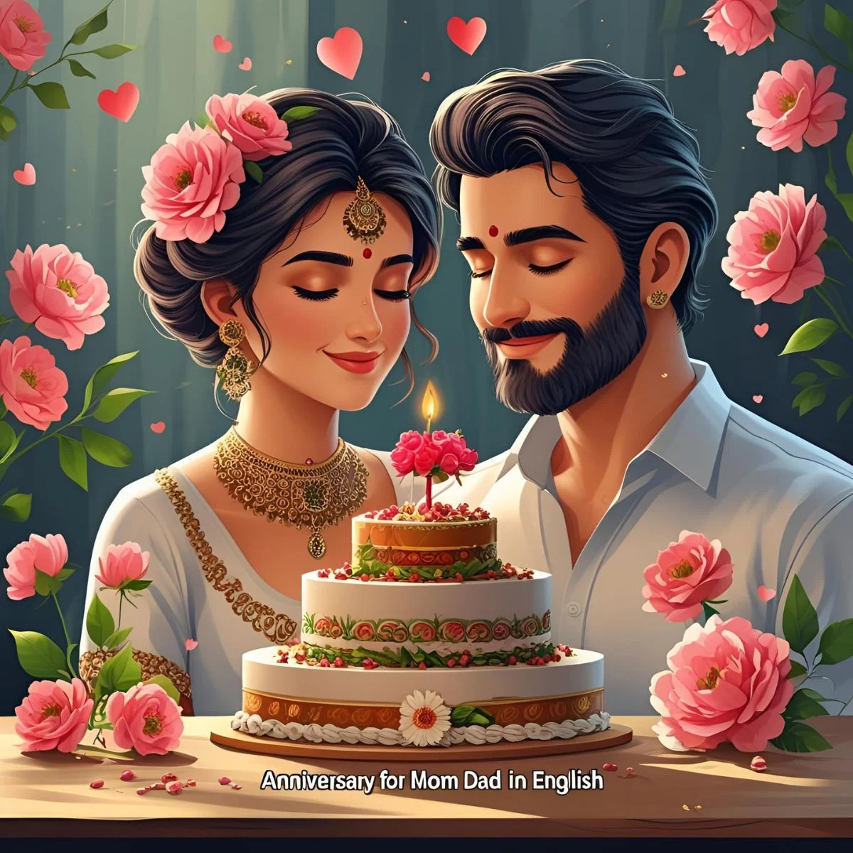 Read more about the article Anniversary Wish for Mom Dad in English: Heartfelt Messages to Celebrate Their Love 💝