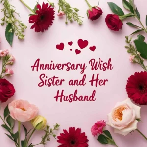 Read more about the article Anniversary Wish for Sister and Her Husband: Heartfelt Messages to Celebrate Their Love 💑