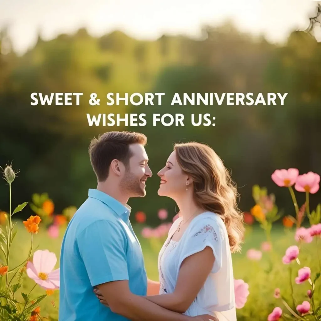 Sweet & Short Anniversary Wishes for Us