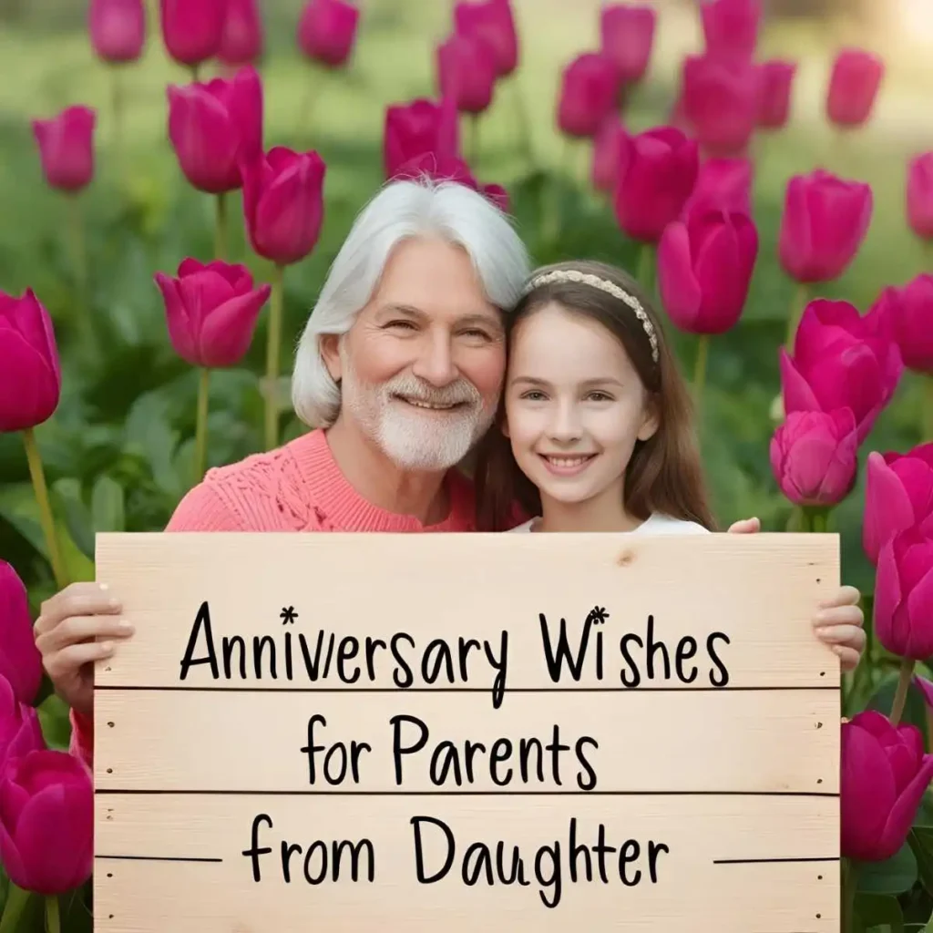 Anniversary Wishes for Parents from Daughter