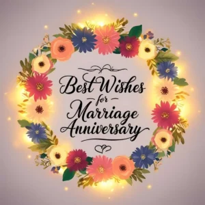 Read more about the article Best Wishes for Marriage Anniversary: 200+ Heartfelt Messages for Every Couple 💝