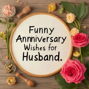 Read more about the article Funny Anniversary Wishes for Husband: 150+ Hilarious Messages to Make Him Laugh