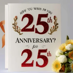 Read more about the article How Do You Wish for 25th Anniversary? 🎉✨