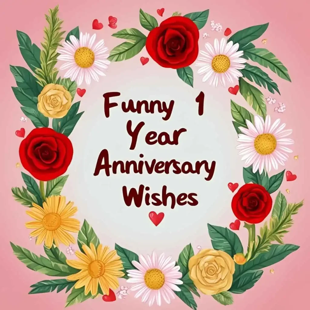 Funny 1-Year Anniversary Wishes