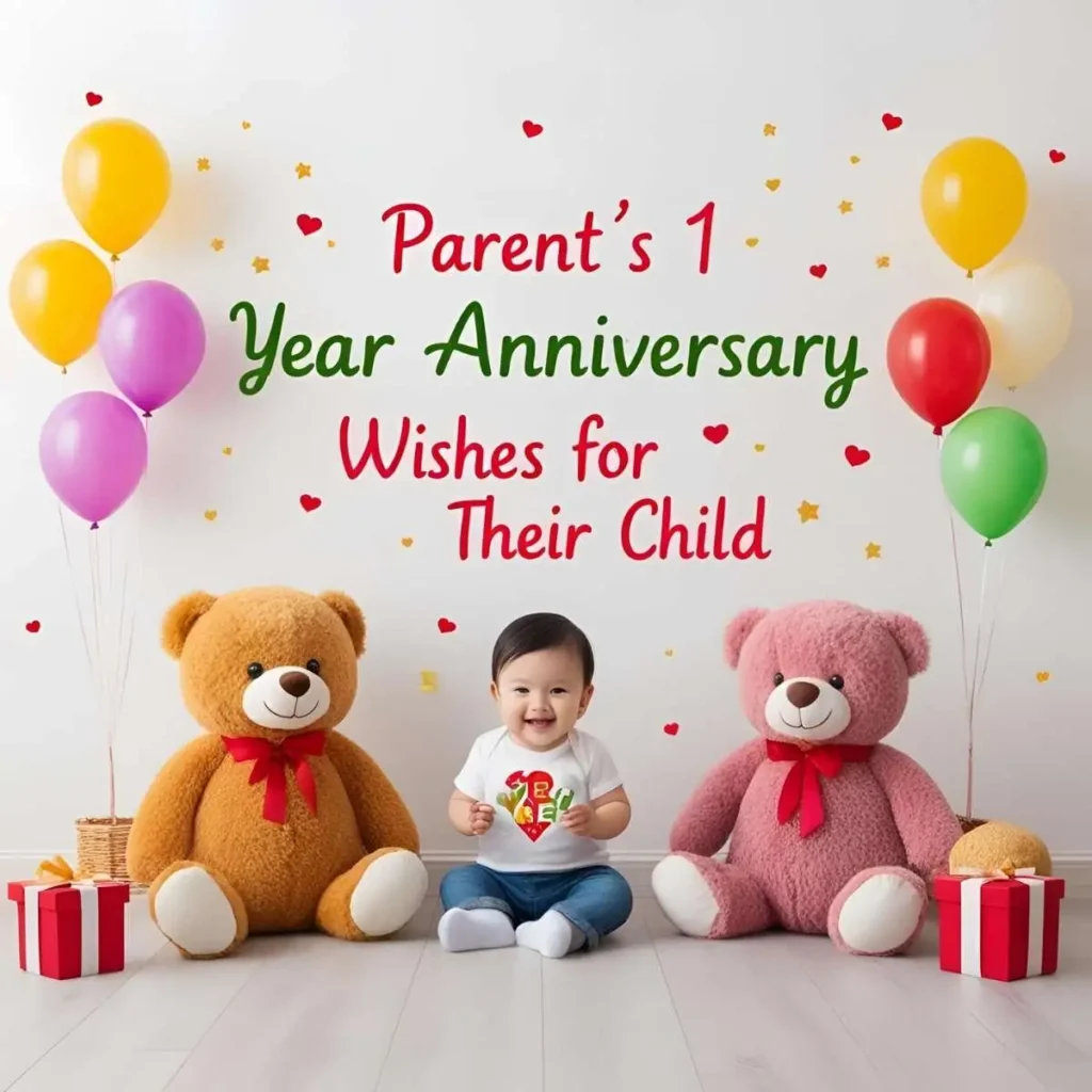 Parent’s 1-Year Anniversary Wishes for Their Child