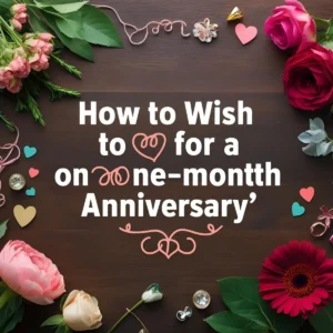Read more about the article How to Wish for a One-Month Anniversary: 100+ Unique Messages
