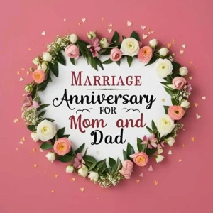 Read more about the article Marriage Anniversary Wishes for Mom and Dad: Heartfelt Messages to Celebrate Their Love