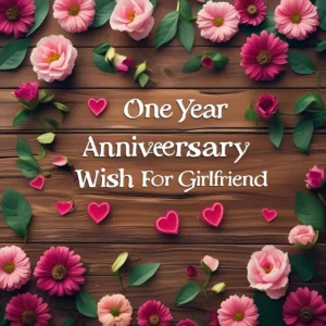 Read more about the article One Year Anniversary Wish for Girlfriend: Heartfelt Messages to Celebrate Your Love 💕