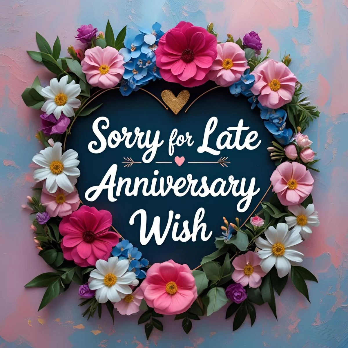 You are currently viewing Sorry for Late Anniversary Wish: Heartfelt Belated Messages to Celebrate Their Love 🎉
