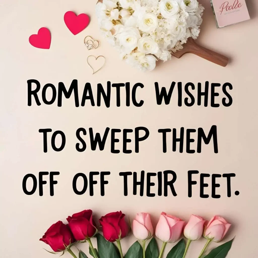 Romantic Wishes to Sweep Them Off Their Feet