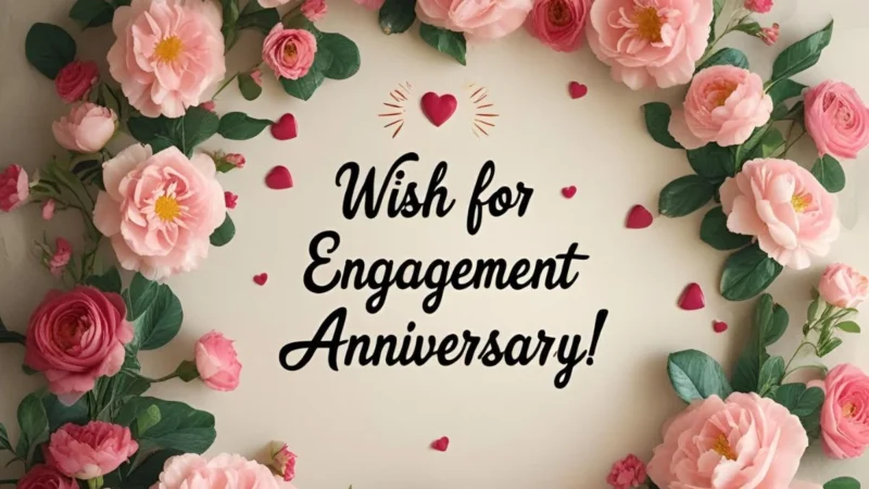 Wish for Engagement Anniversary
