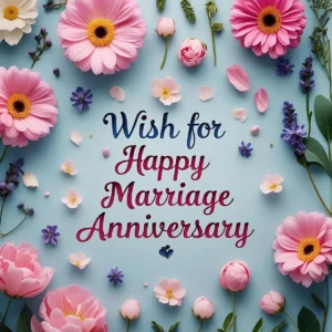 Read more about the article Wish for Happy Marriage Anniversary: Heartwarming Messages to Celebrate Love 🎉
