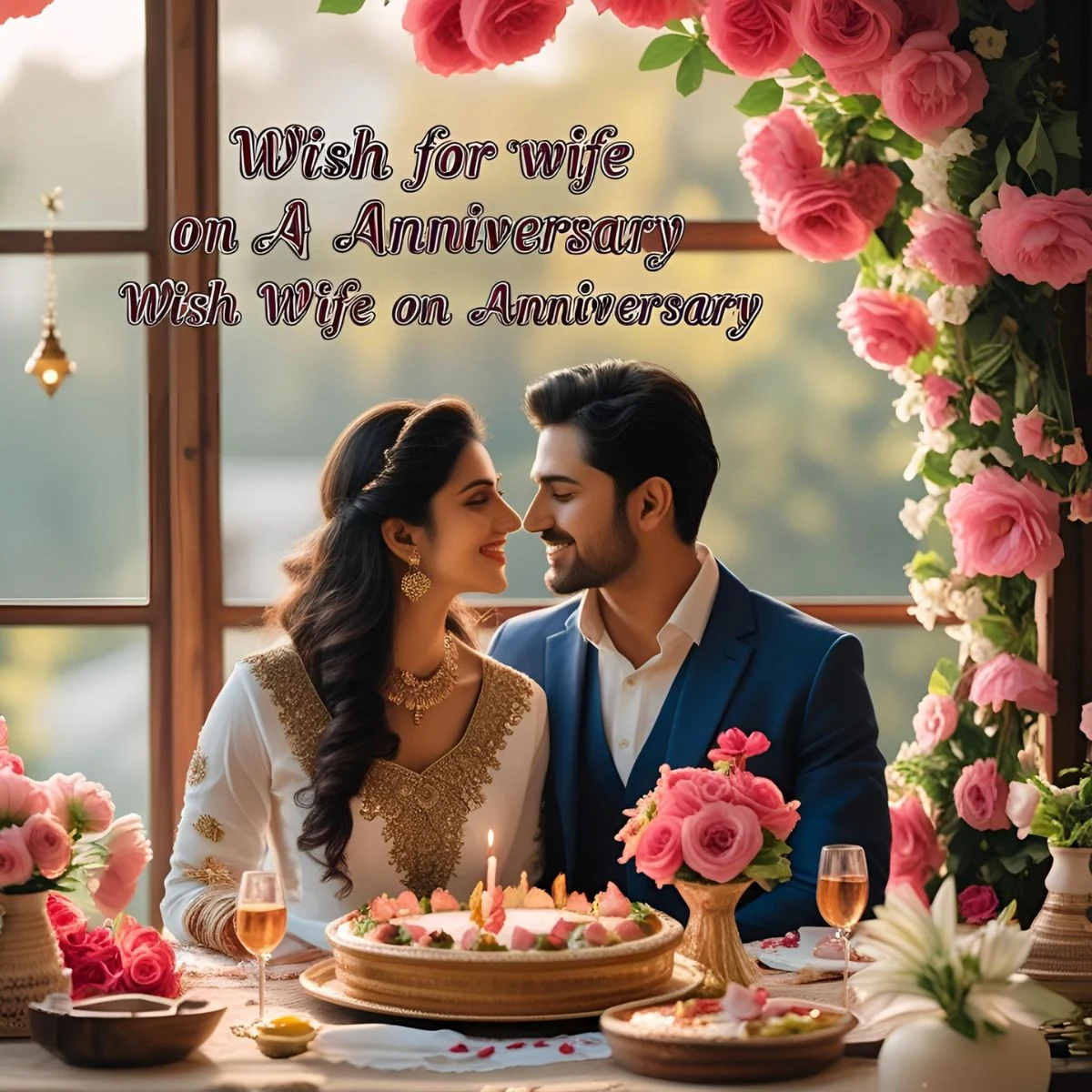 You are currently viewing Wish for Wife on Anniversary: Heartfelt Messages to Make Her Smile 💕