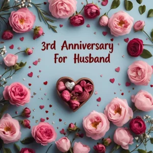 Read more about the article 3rd Anniversary Wish for Husband: Heartfelt Messages to Celebrate Your Love 🎉