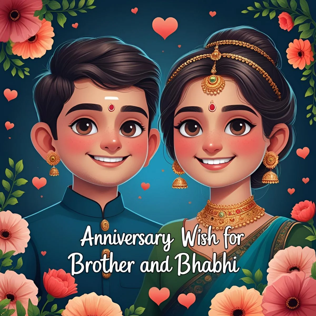 You are currently viewing Anniversary Wish for Brother and Bhabhi: Heartfelt Messages to Celebrate Their Love 🎉