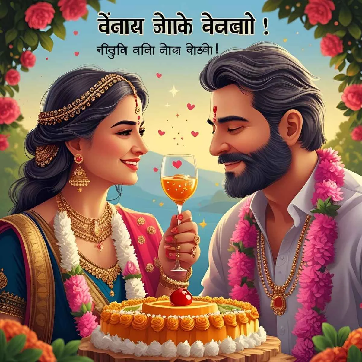 You are currently viewing 90+ Anniversary Wish for Mom & Dad in Marathi: Heartfelt English Wishes with Marathi Magic 🎉