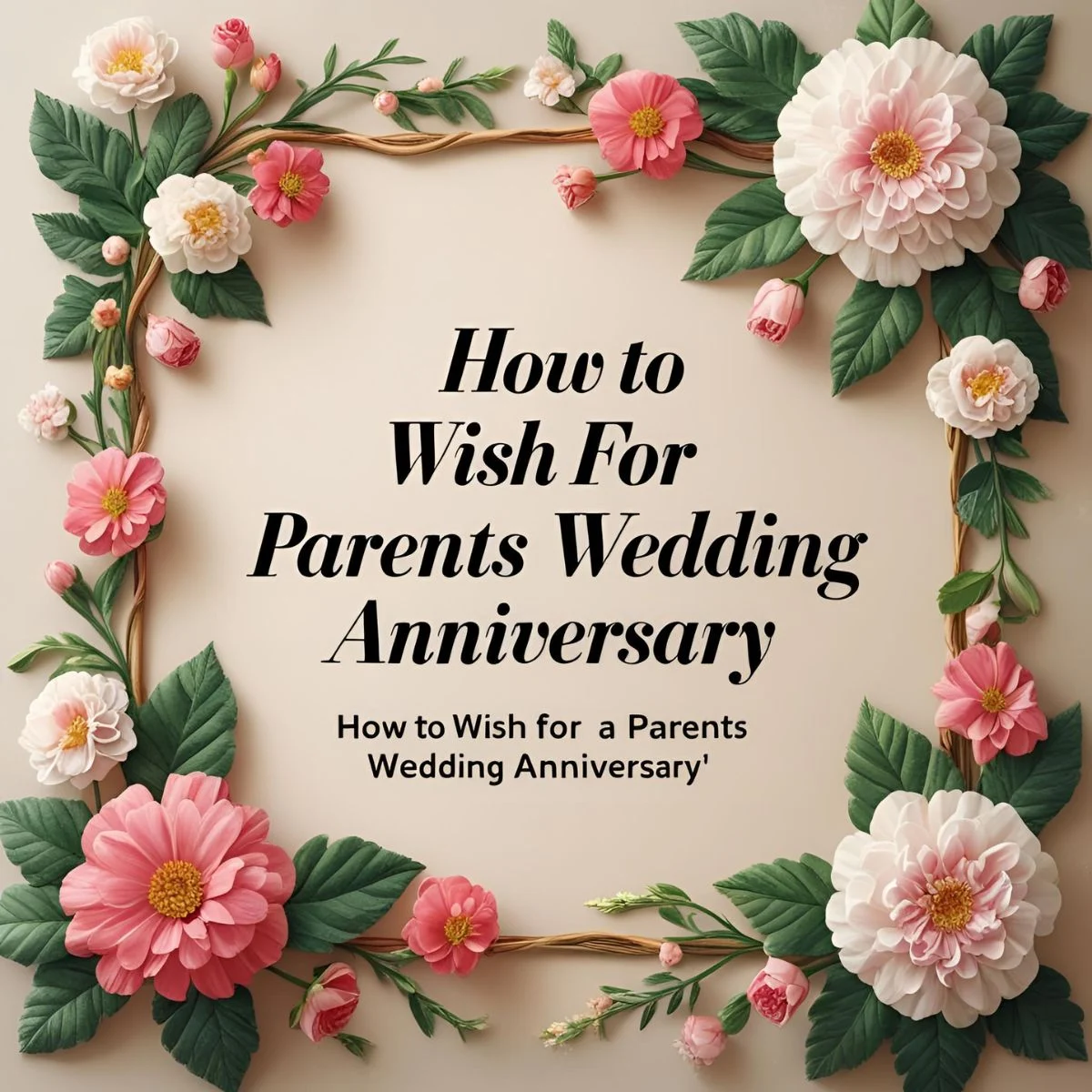 You are currently viewing How to Wish for Parents Wedding Anniversary: Heartfelt Messages to Celebrate Their Love 🎉