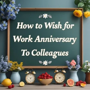 Read more about the article How to Wish for Work Anniversary to Colleagues: Messages to Celebrate Their Milestone 🎉