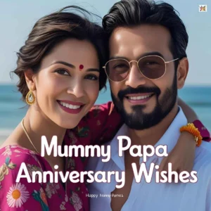 Read more about the article Mummy Papa Anniversary Wishes: Heartfelt Messages to Celebrate Their Love 🎉