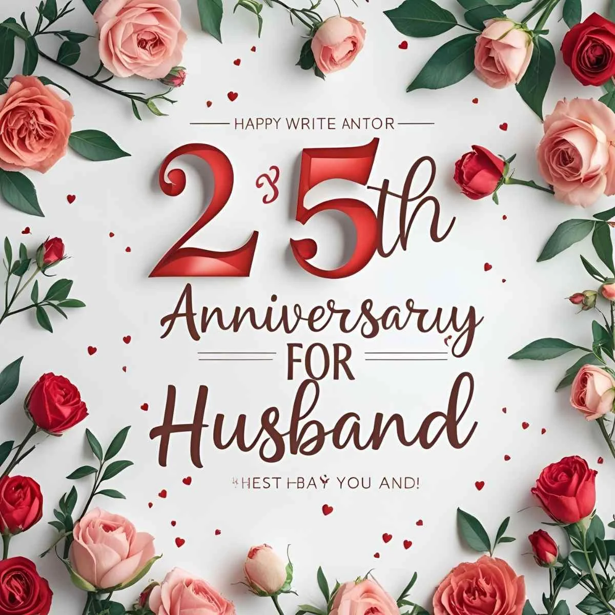 You are currently viewing 25th Anniversary Wish for Husband: Heartfelt Messages to Celebrate Your Silver Milestone 🎉