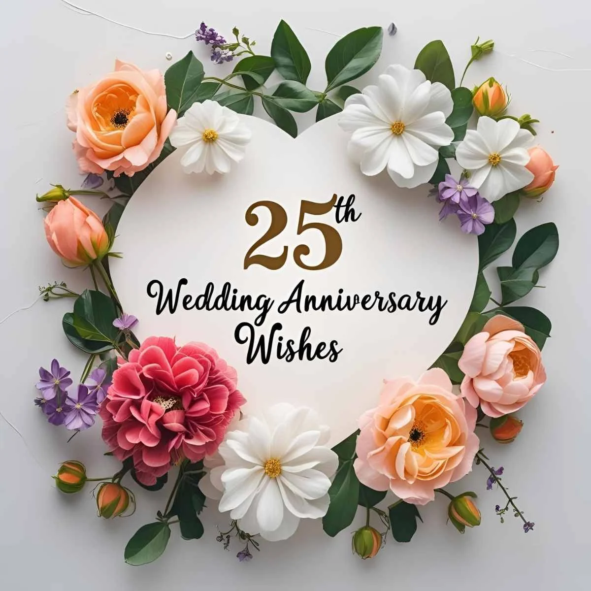 You are currently viewing 25th Wedding Anniversary Wishes: Heartfelt Messages to Celebrate a Silver Milestone 🎉