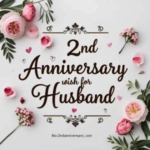 Read more about the article 2nd Anniversary Wish for Husband: Heartfelt Messages to Celebrate Your Love 🎉