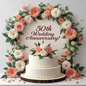 Read more about the article 50th Wedding Anniversary: Golden Wishes to Celebrate a Lifetime of Love 🎉