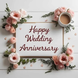 Read more about the article Happy Wedding Anniversary Images: Heartfelt Wishes to Pair with Stunning Visuals 🎉