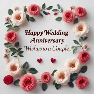 Read more about the article Happy Wedding Anniversary Wishes to a Couple: Heartfelt Messages to Celebrate Love 🎉