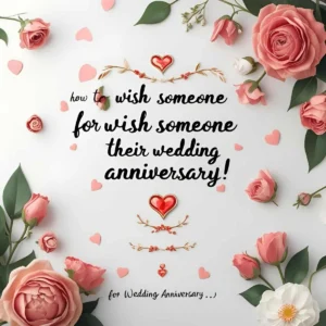 Read more about the article How to Wish Someone for Their Wedding Anniversary: Heartfelt Messages to Celebrate Love 🎉