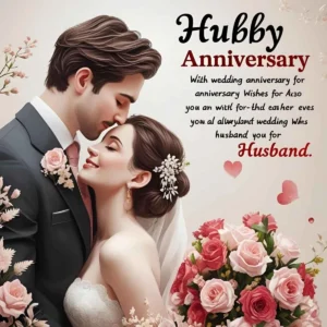 Read more about the article Hubby Wedding Anniversary Wishes for Husband: Heartfelt Messages to Celebrate Your Love 🎉