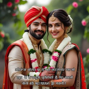 Read more about the article Wedding Anniversary Wishes for Couple in Hindi: Heartfelt Messages to Celebrate Love 🎉