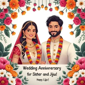 Read more about the article Wedding Anniversary Wishes for Sister and Jiju: Heartfelt Messages to Celebrate Their Love 🎉
