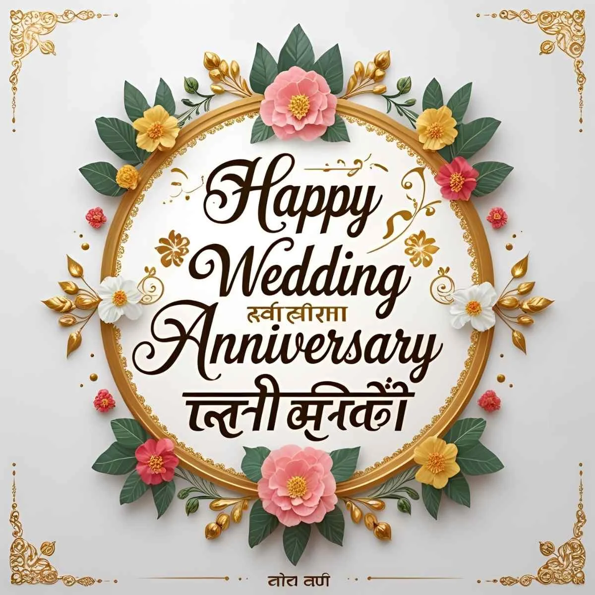You are currently viewing Happy Wedding Anniversary in Marathi: Sweet Messages to Celebrate Love 🎉