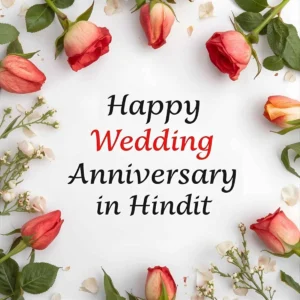 Read more about the article Happy Wedding Anniversary Wishes in Hindi: Dil Se Dil Tak Pyar Bhare Sandesh 🎉