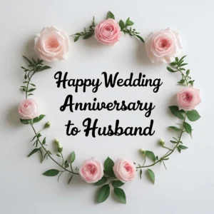 Read more about the article Happy Wedding Anniversary Wishes to Husband: Heartfelt Messages to Celebrate Your Love 🎉