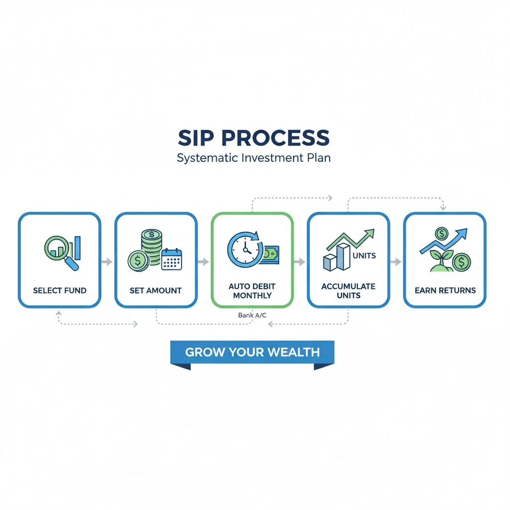 SIP process step-by-step diagram