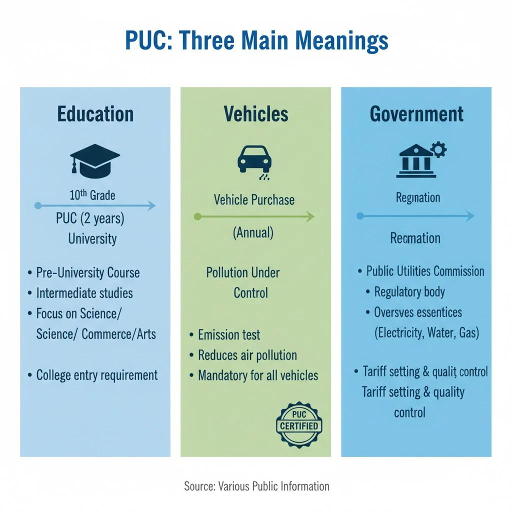 Read more about the article PUC Full Form: Complete Guide for Students, Vehicle Owners & Professionals