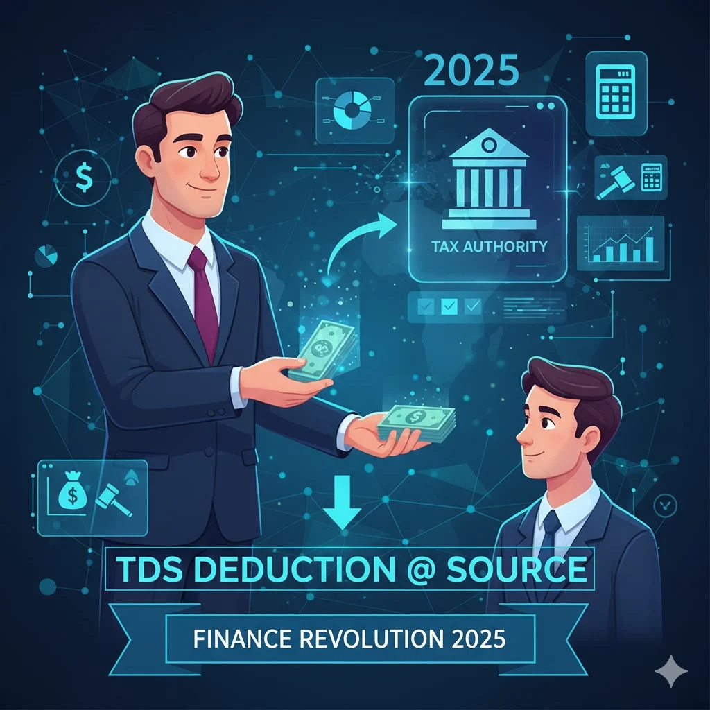 You are currently viewing TDS Full Form (2025): Tax Deducted at Source Meaning, Types, and Rules Explained