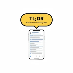 Read more about the article 🏷️ TLDR Meaning (2025): What Does TL;DR Mean in Text, Chat, and Social Media?